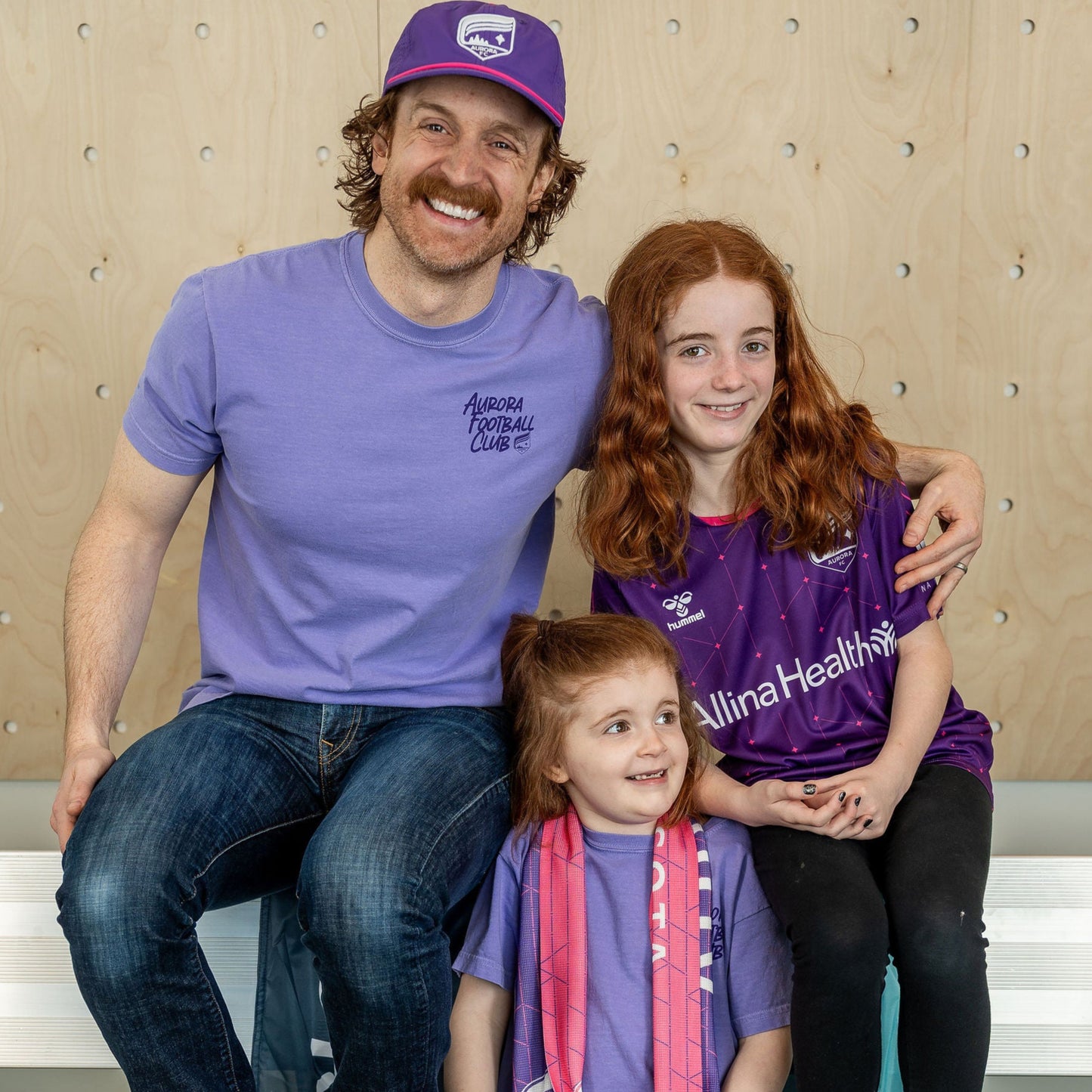 Purple Aurora Football Club T-Shirt (Youth)