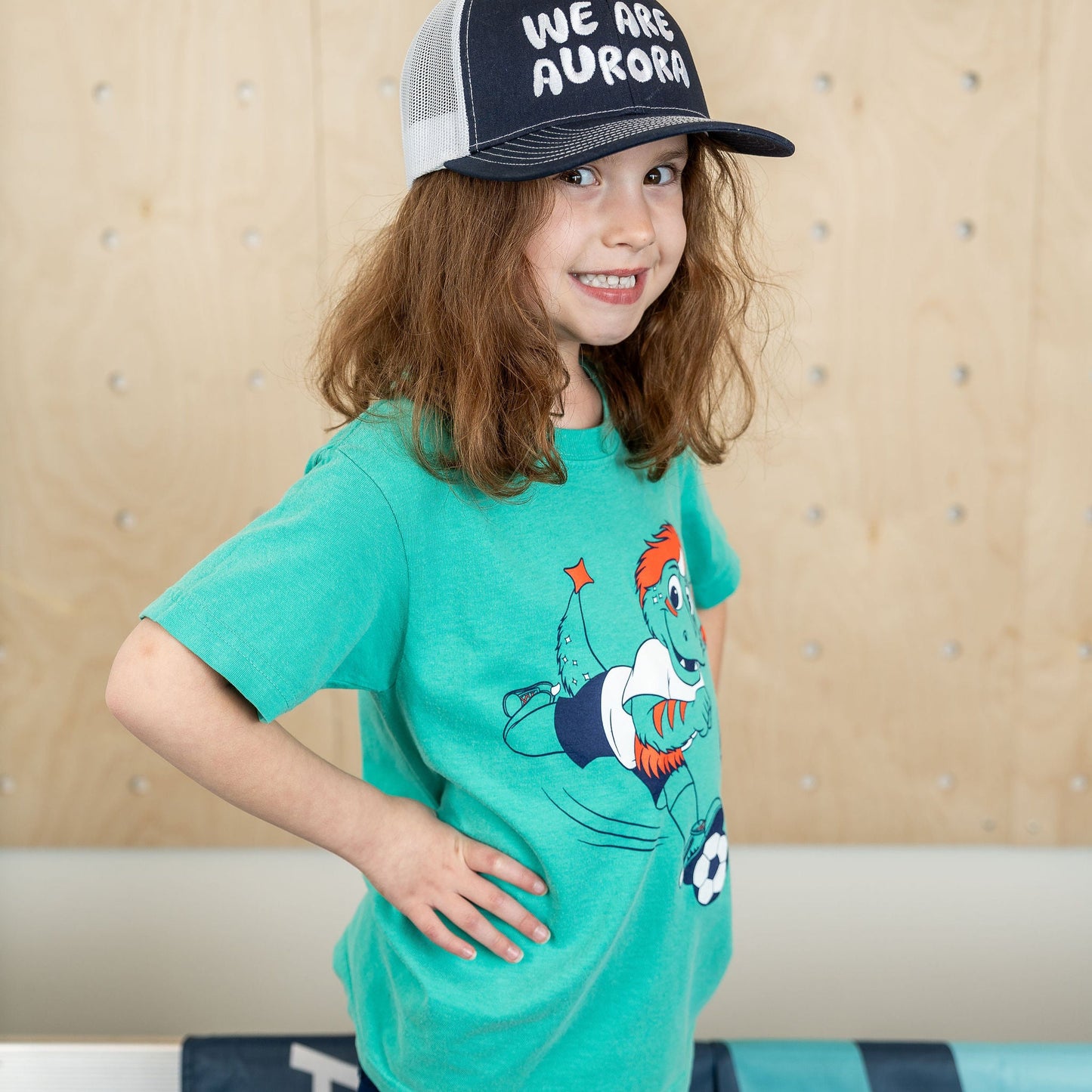 Rory Running Teal T-Shirt (Youth)