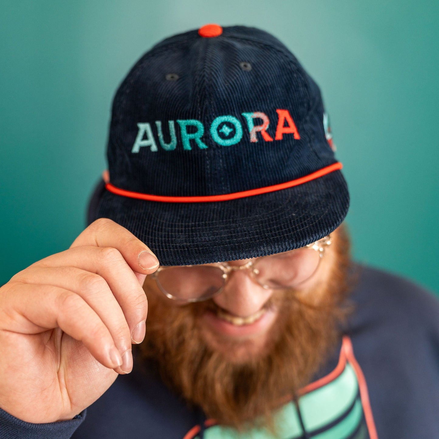 Midnight Navy Aurora Corduroy Hat