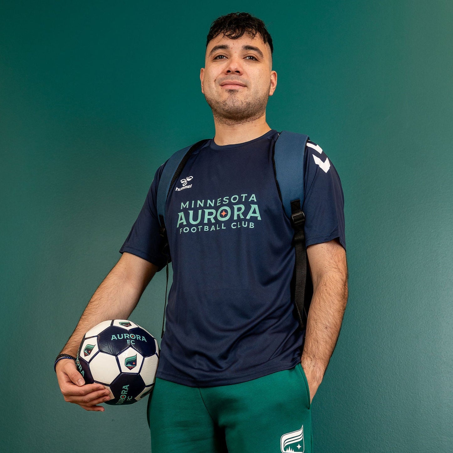 Hummel Performance Aurora T-Shirt Navy