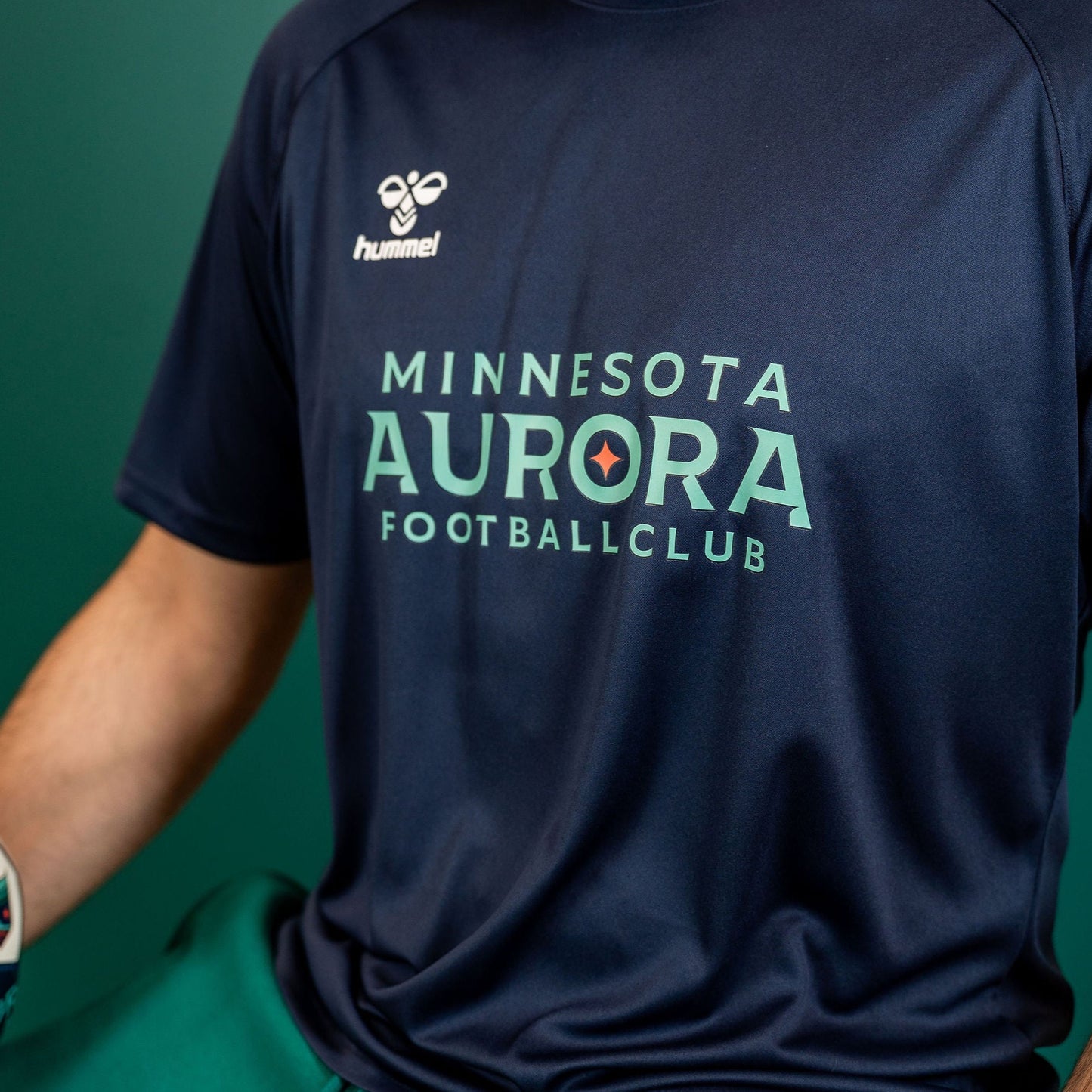 Hummel Performance Aurora T-Shirt Navy