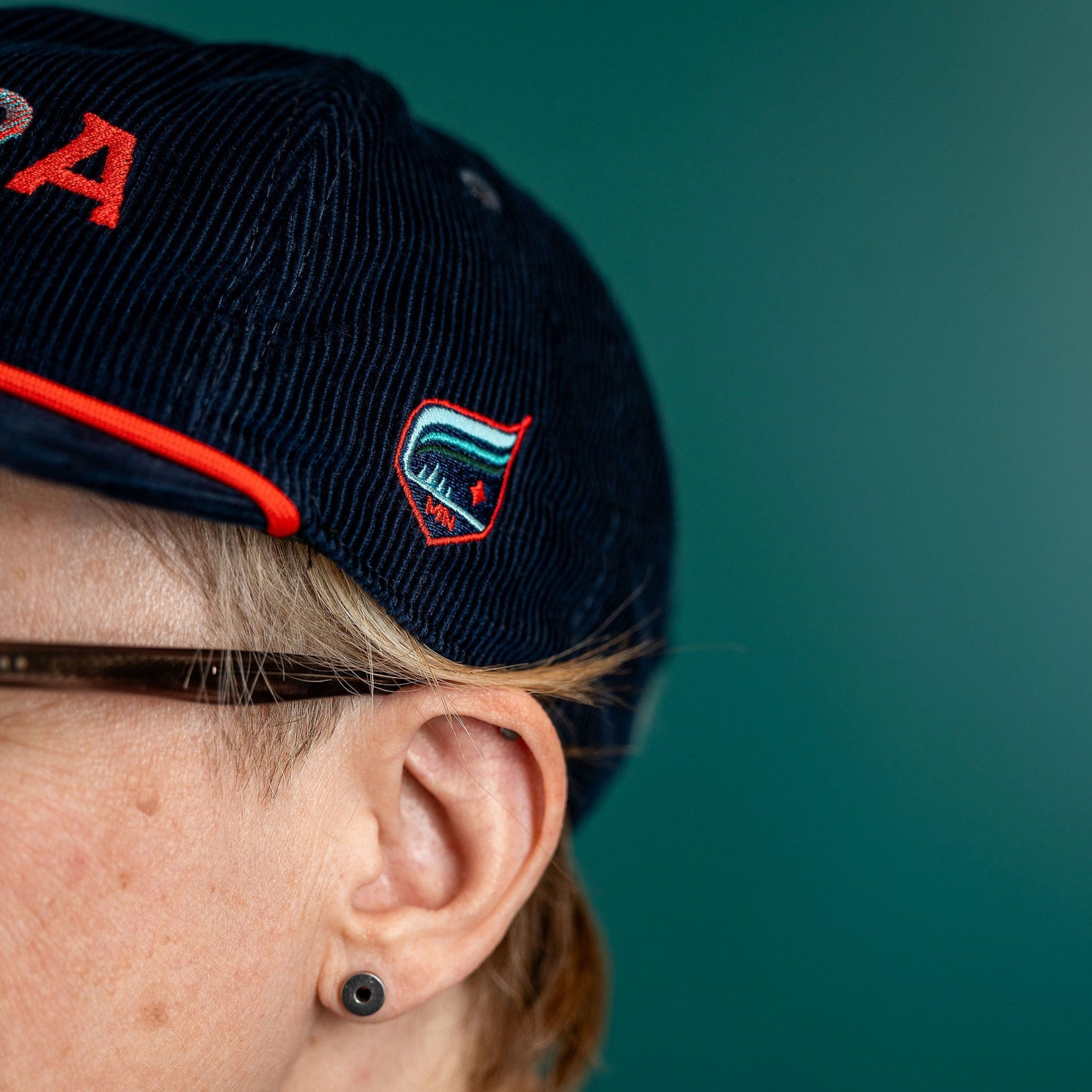 Midnight Navy Aurora Corduroy Hat