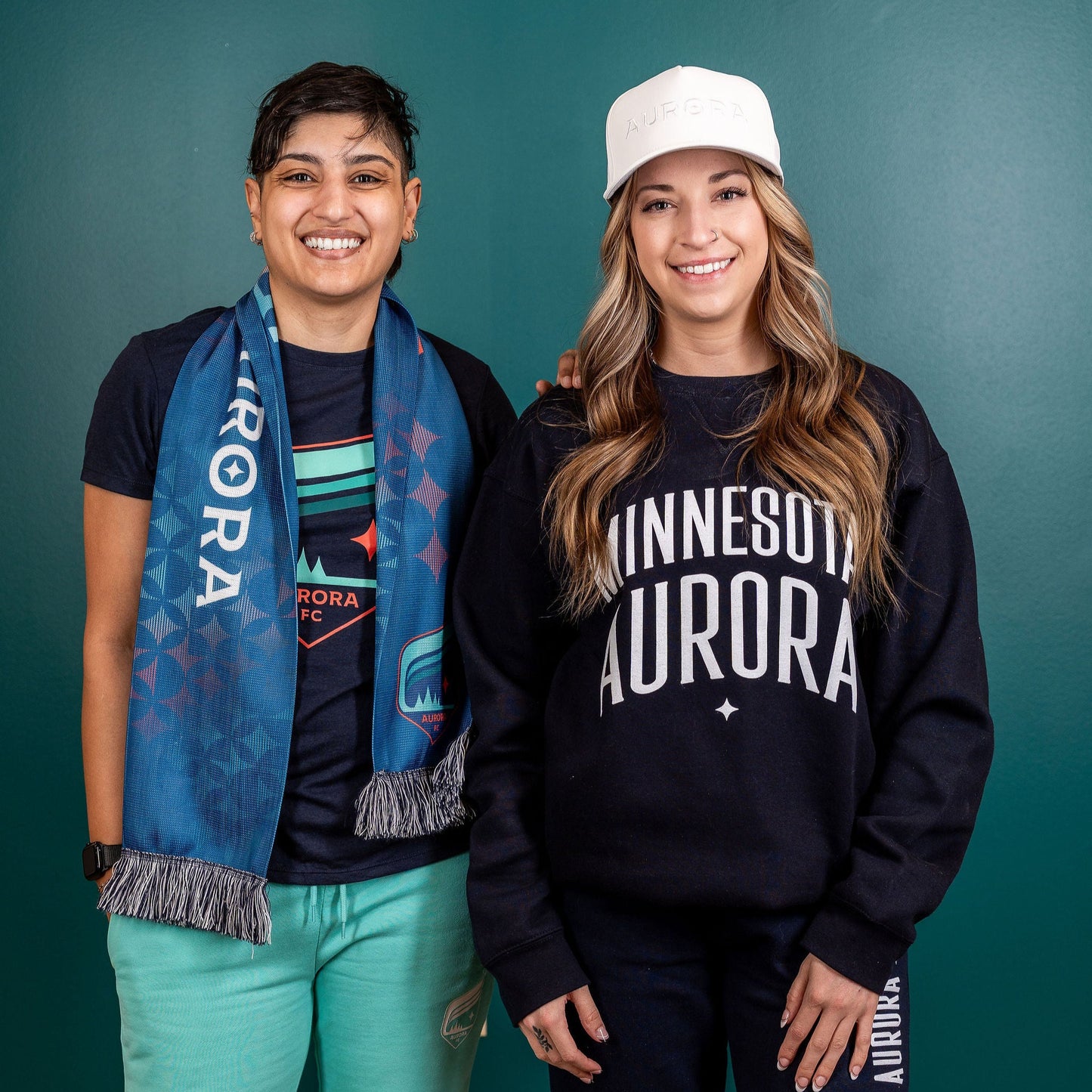 Classic Navy Aurora Crewneck Sweatshirt