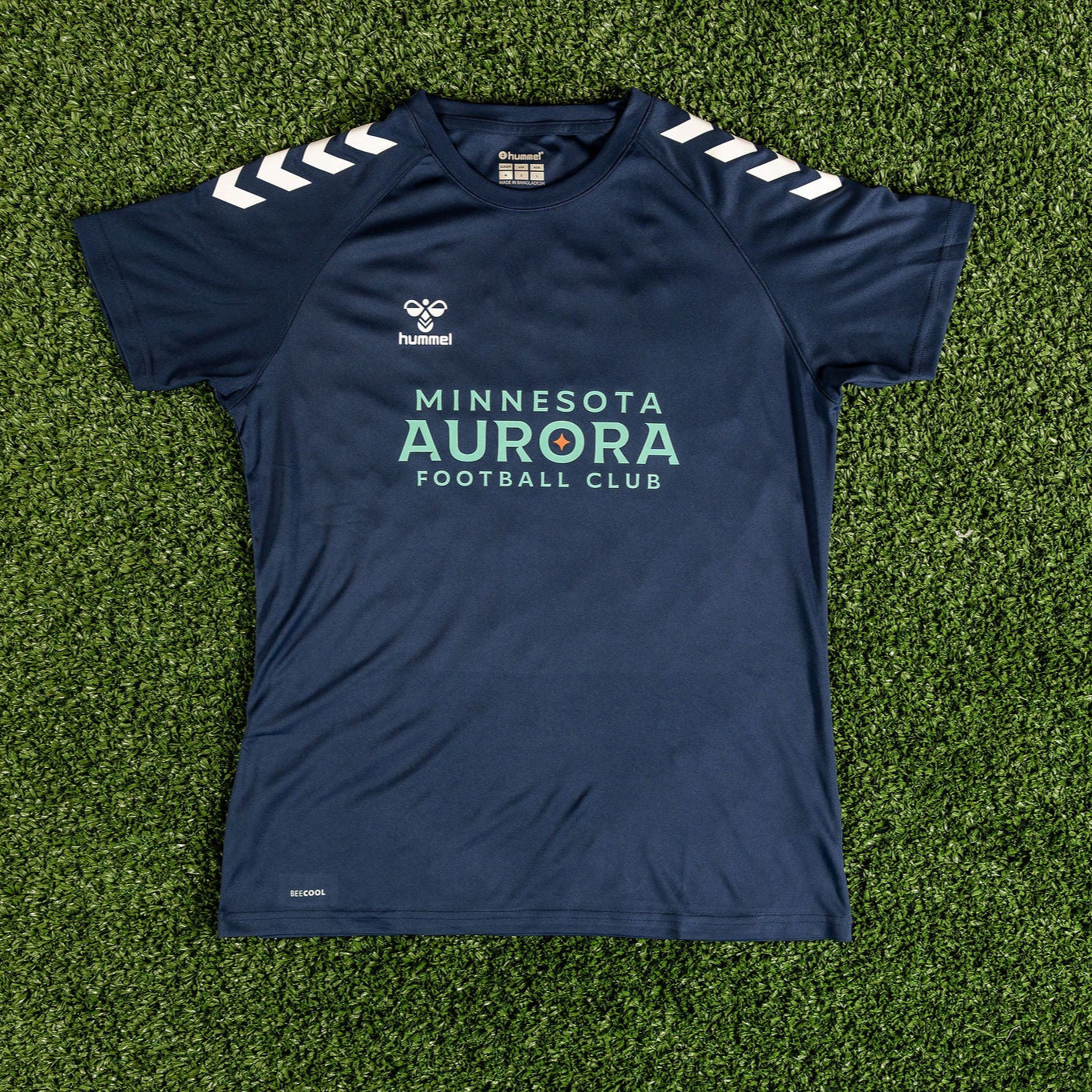 Hummel Performance Aurora T-Shirt Navy