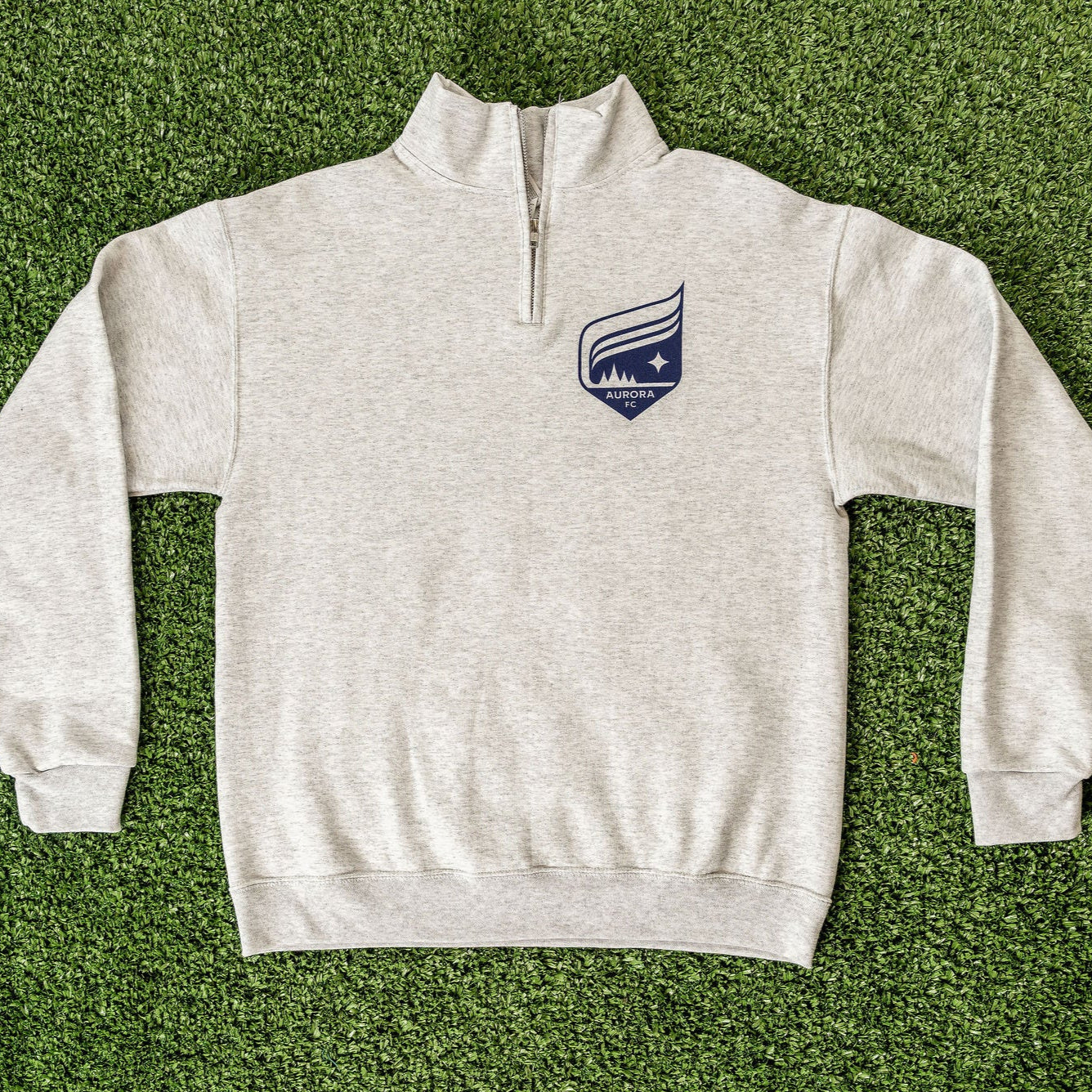 Aurora Football Club Grey Quarter Zip