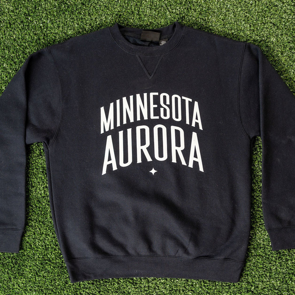 Classic Navy Aurora Crewneck Sweatshirt
