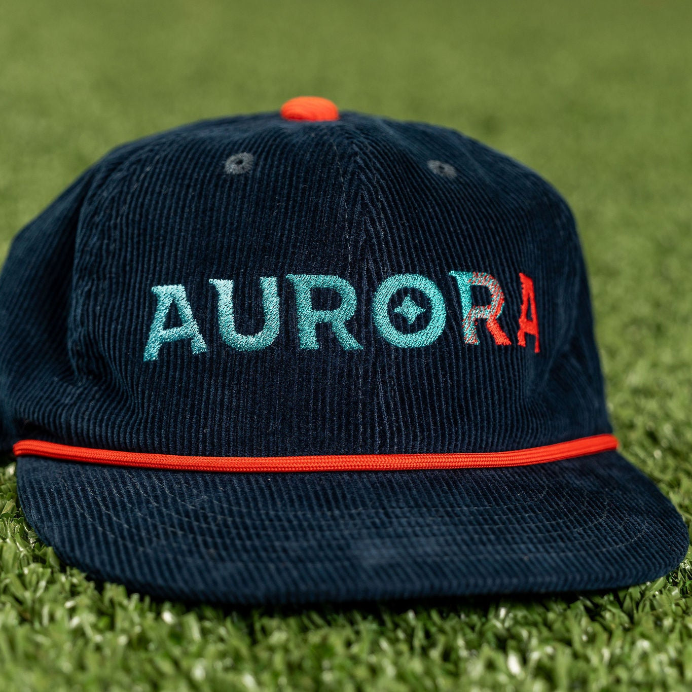Midnight Navy Aurora Corduroy Hat