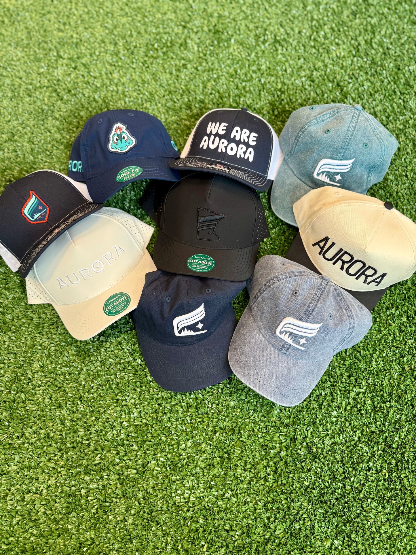 Performance Black Minnesota Aurora Hat