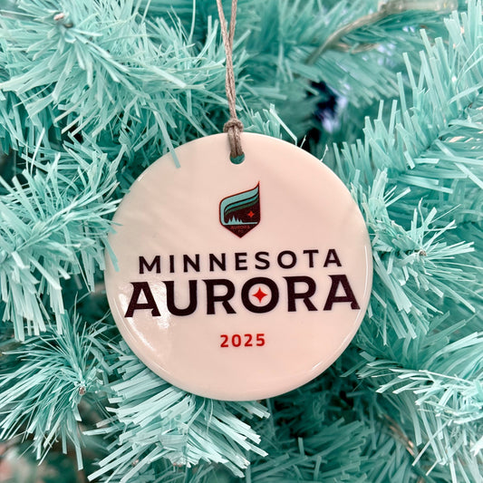 2025 Aurora FC Wordmark Ornament
