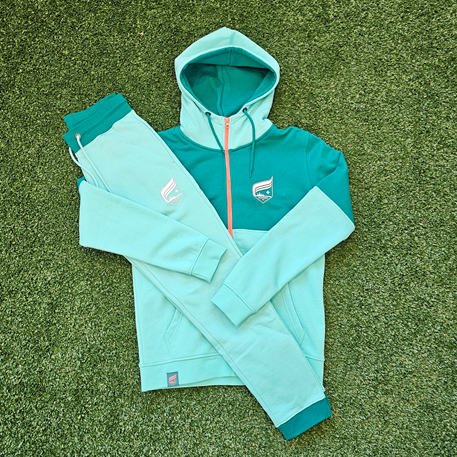 Bundle:  Adult Borealis Teal Zip w/Sweatpants