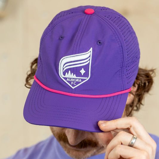 Purple Constellation Aurora Crest Hat