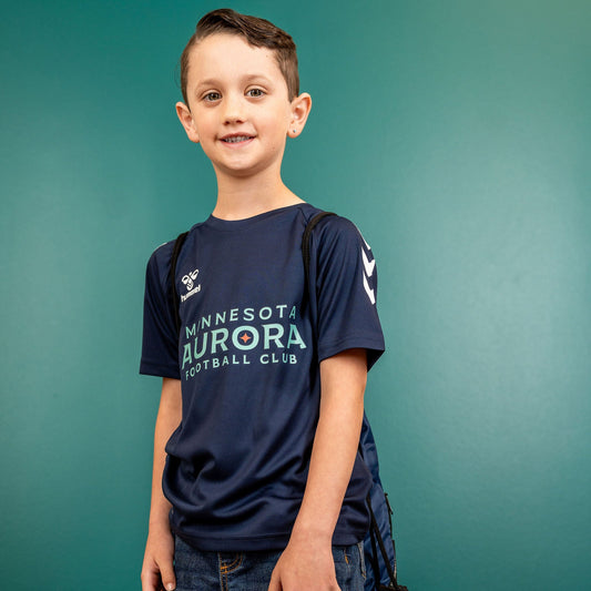 Hummel Performance Aurora T-Shirt Navy (Youth)