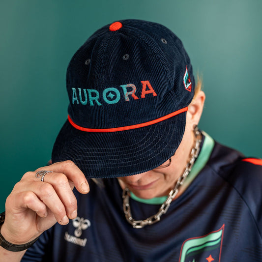Midnight Navy Aurora Corduroy Hat