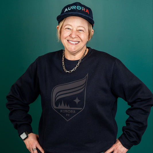 Borealis Navy Tone-on-Tone Crewneck Sweatshirt