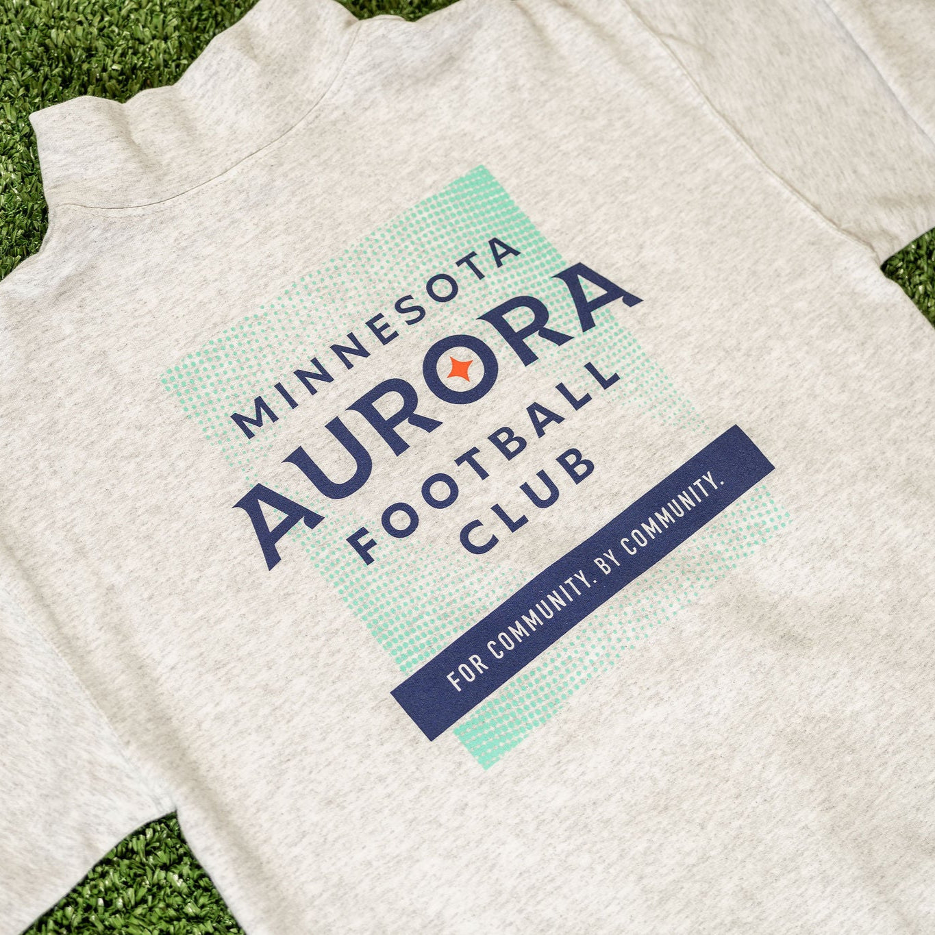 Aurora Football Club Grey Quarter Zip