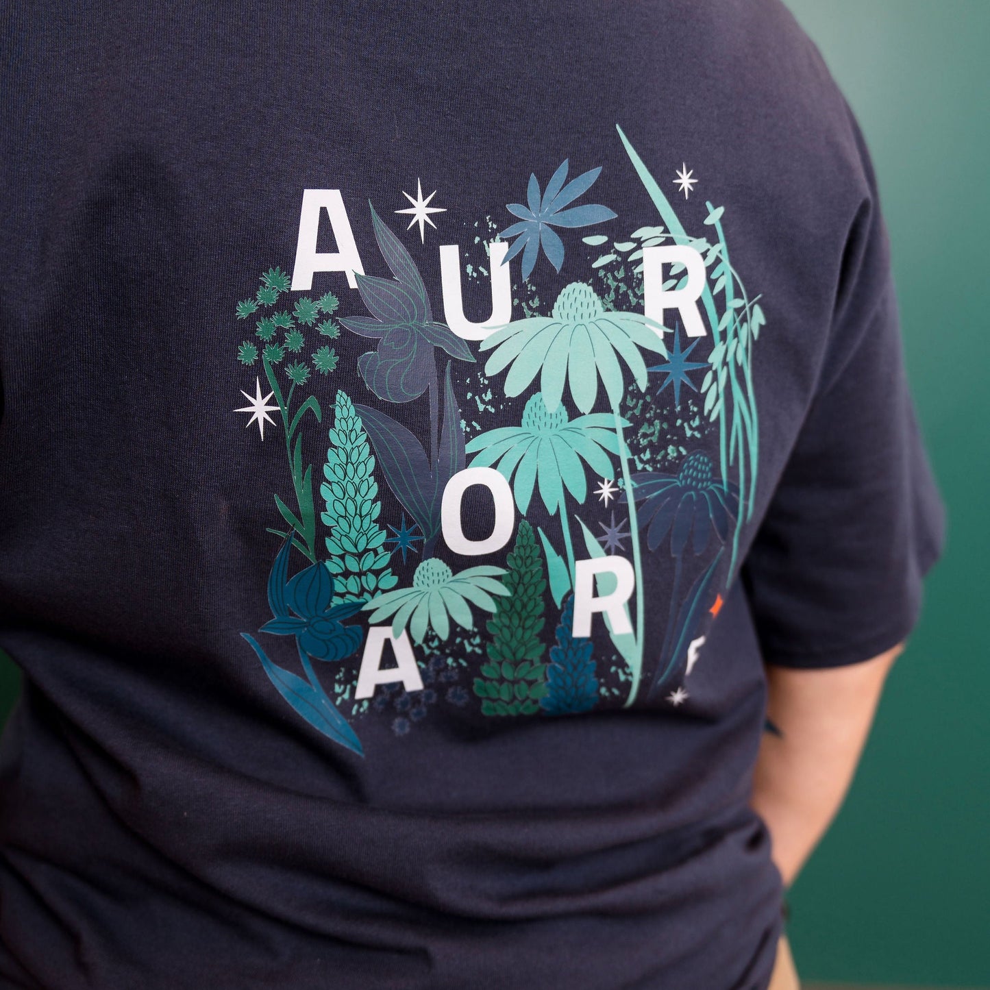 Aurora Navy Flora T-Shirt