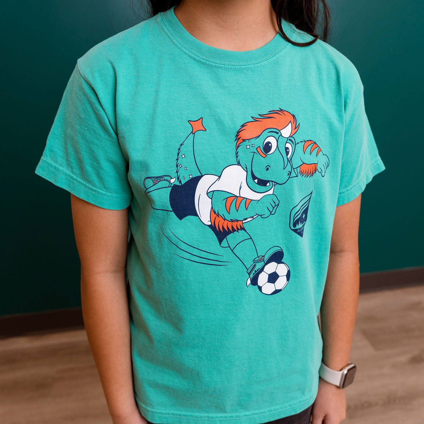 Rory Running Teal T-Shirt (Youth)