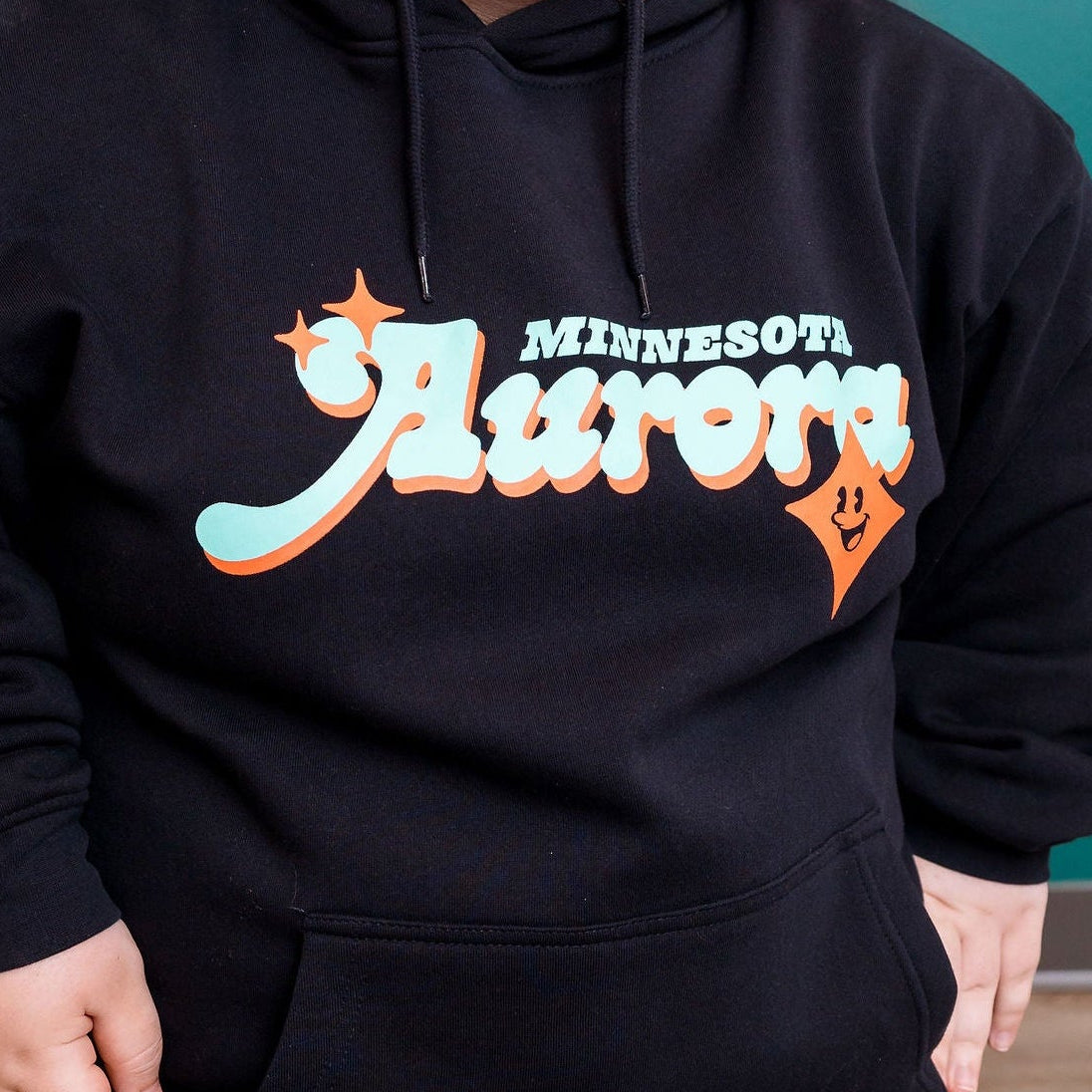Aurora North Star Navy Hoodie