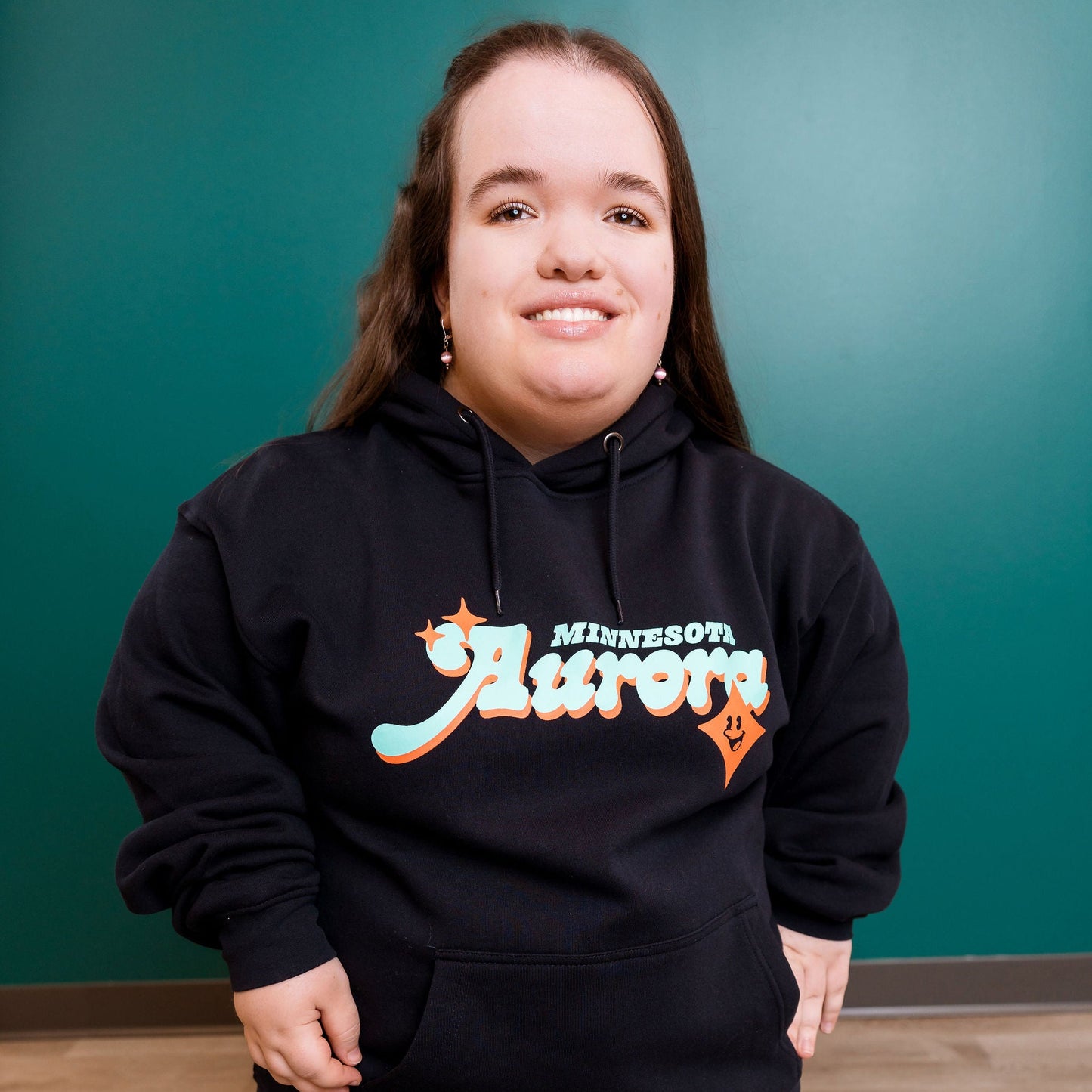 Aurora North Star Navy Hoodie