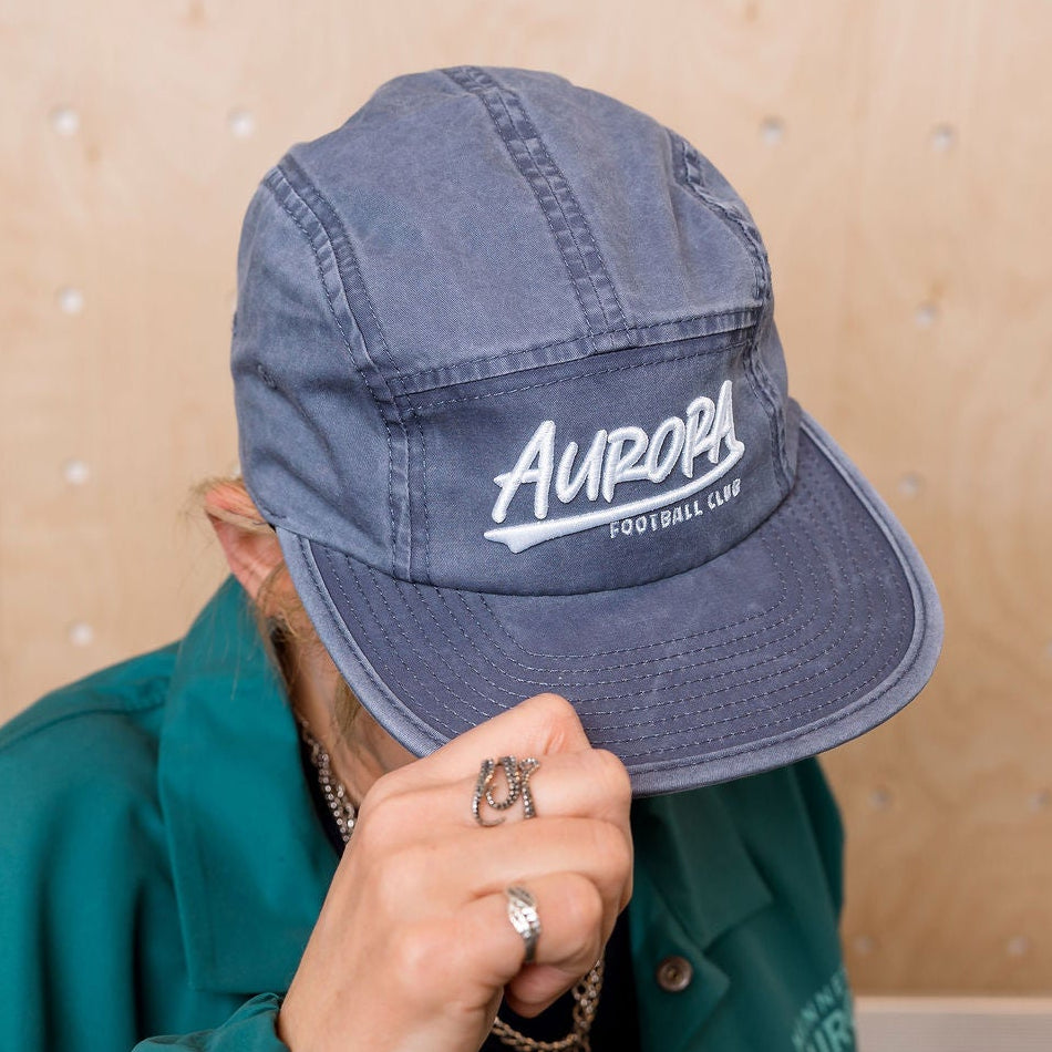 Aurora 5-Panel Denim Camper Hat
