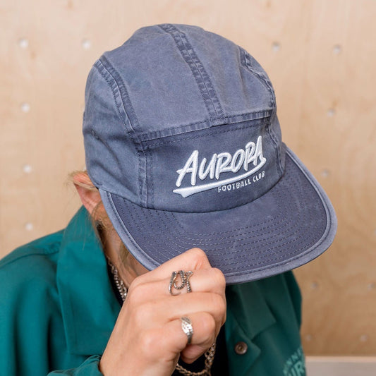 Aurora 5-Panel Denim Camper Hat