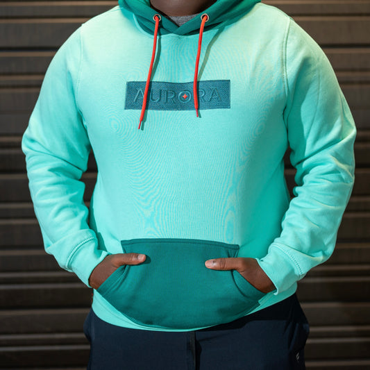 Borealis Teal Aurora Hoodie (Fitted)