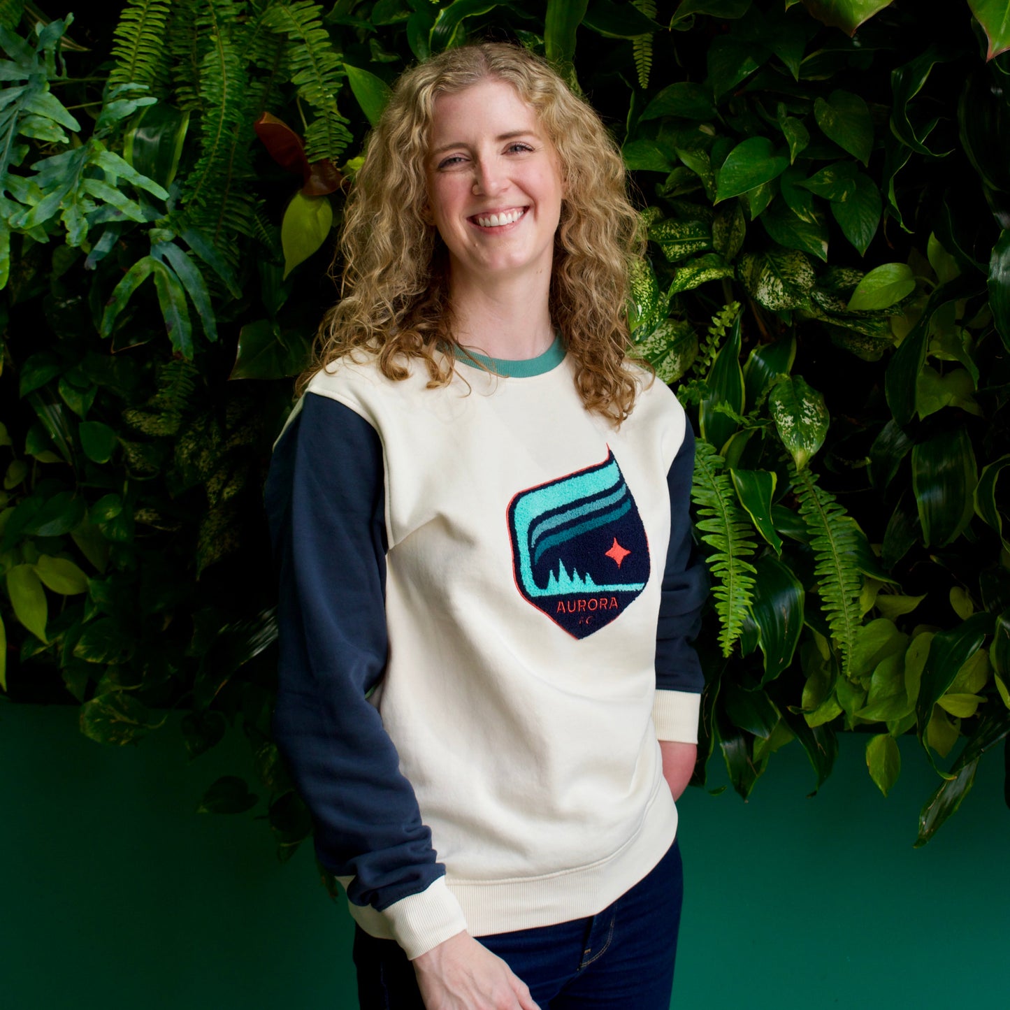 Aurora Crest Colormix Crewneck