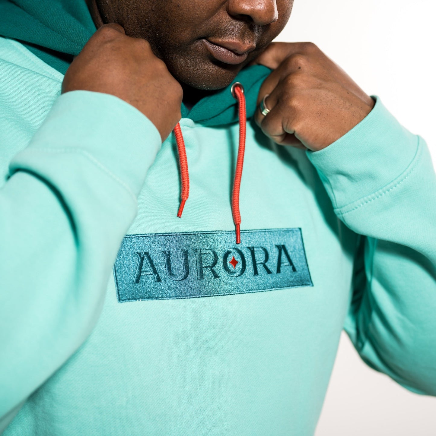 Borealis Teal Aurora Hoodie (Unisex)