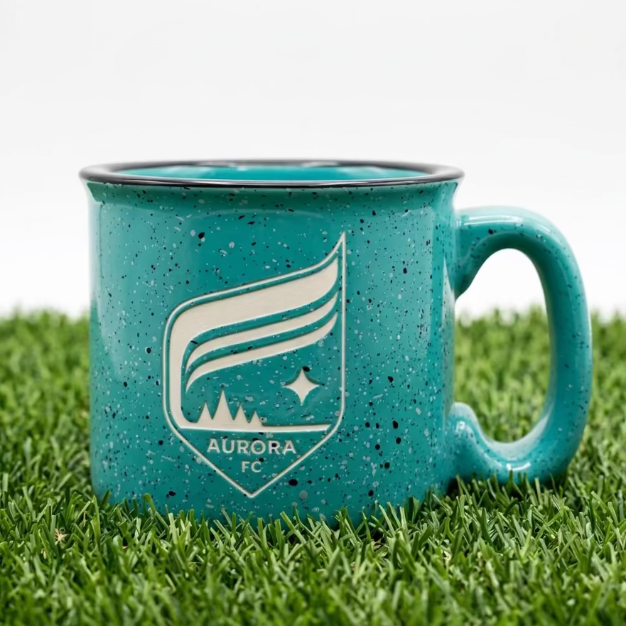 Aurora Teal Speckle Mug