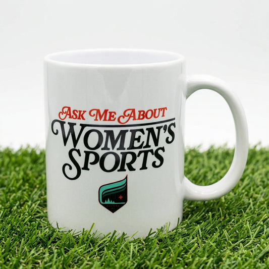 Aurora x Sarah Spain Ask Me About Women's Sports Mug 11oz