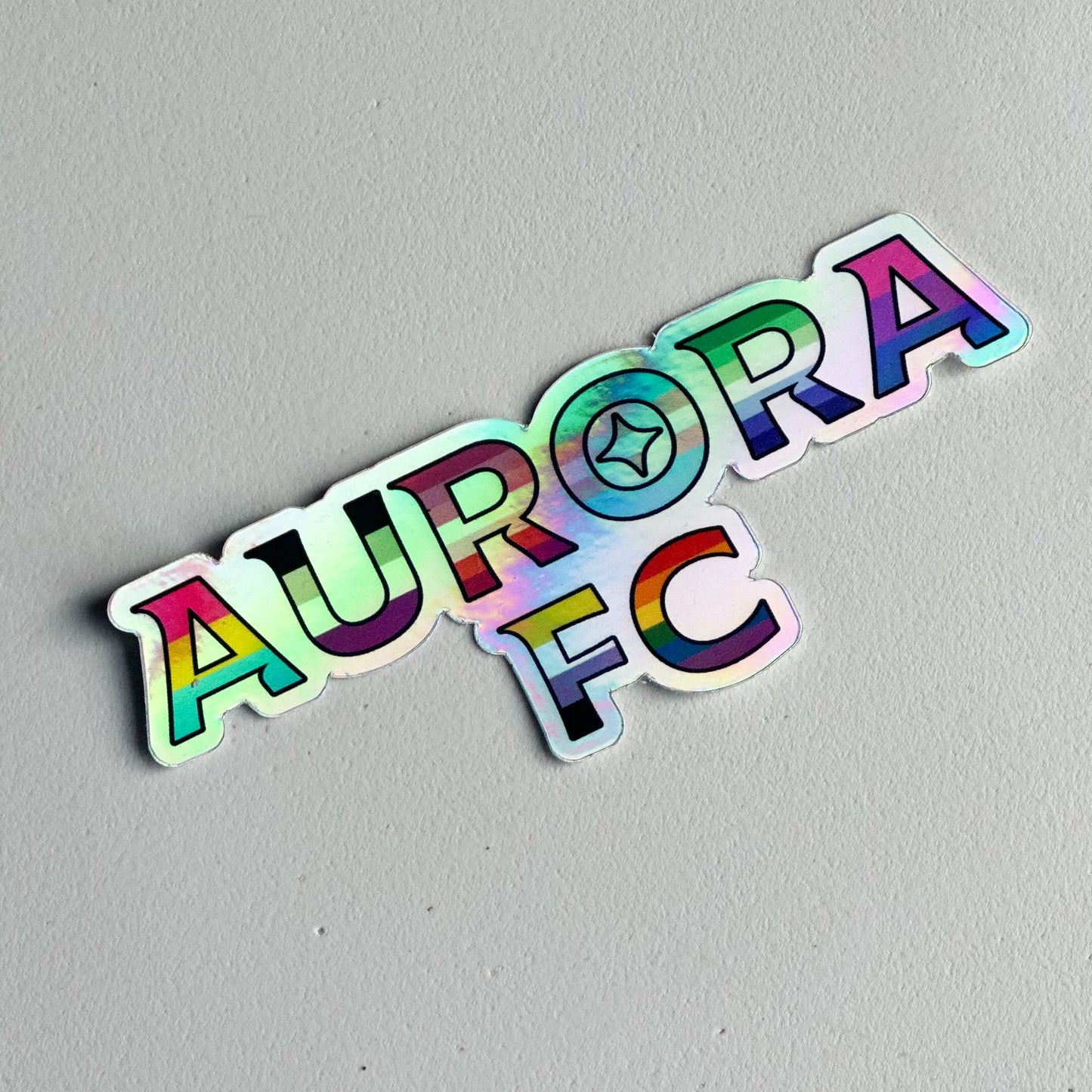 Pride Wordmark Holograph Sticker