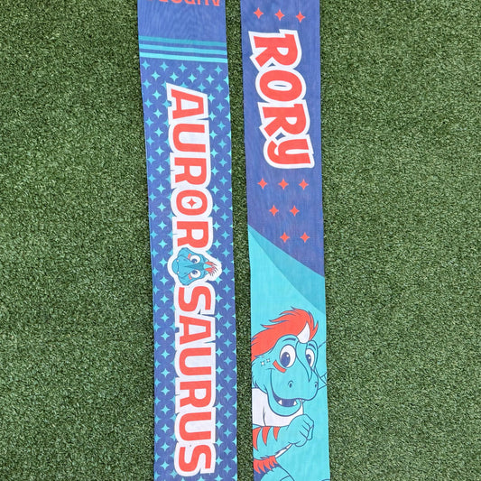 Front and back of Rory scarf