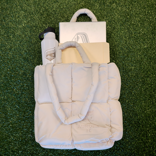 Aurora Puff Tote Sand