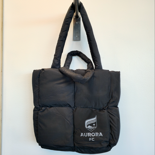 Aurora Puff Tote Black