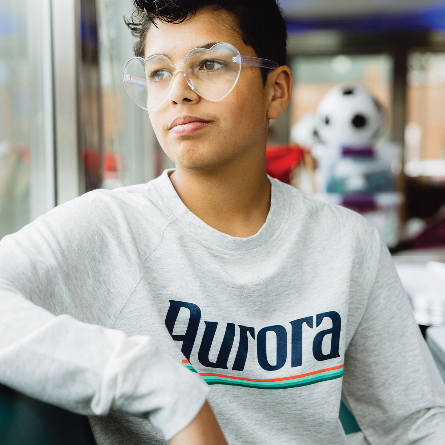 Aurora Retro Lightweight Crewneck Sweatshirt