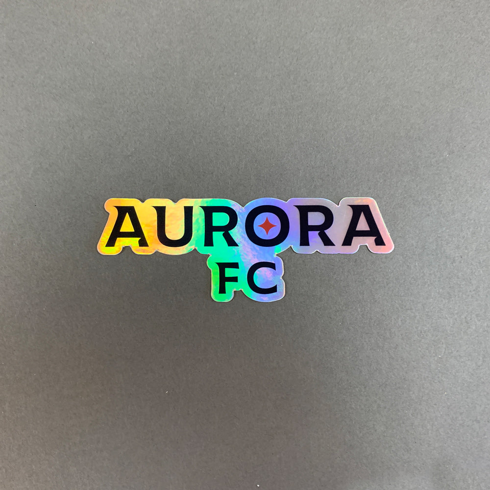 Holographic Wordmark Sticker