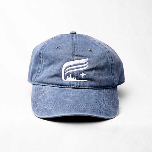 Pigment-Washed Denim Hat