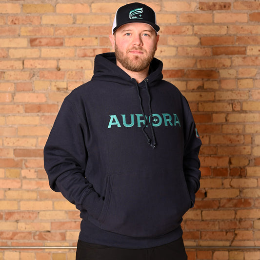 Navy Aurora Hoodie (Unisex)